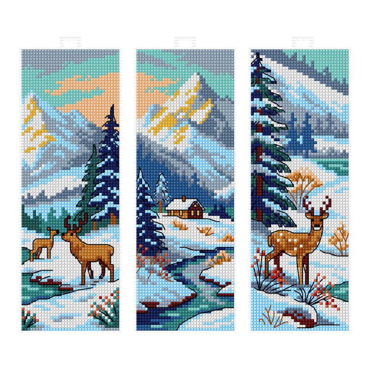 Boekenleggers wintersetting