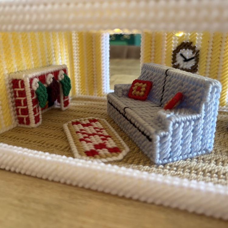 Foto interieur kersthuis