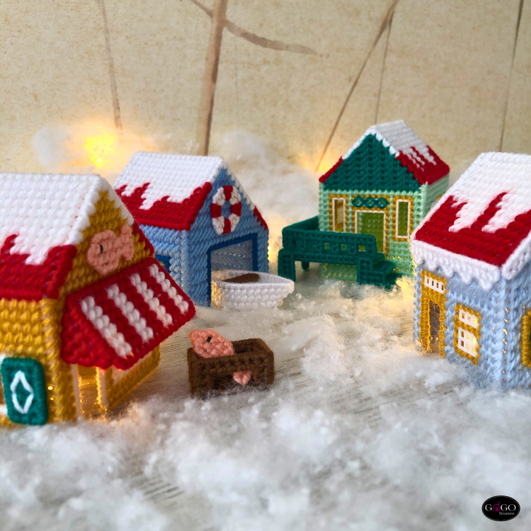 Winters visserdorpje