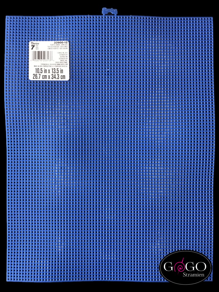 Darice plastic stramien 7-mesh *donkerblauw*