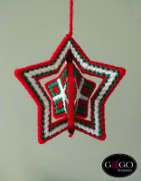 Christmas star patroon