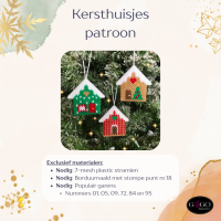 Kersthuisjes patroon