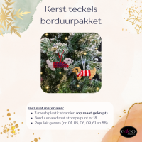 GEKNIPT Kerst teckels