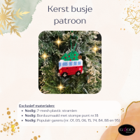 Kerst busje patroon