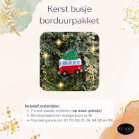 GEKNIPT Kerst busje