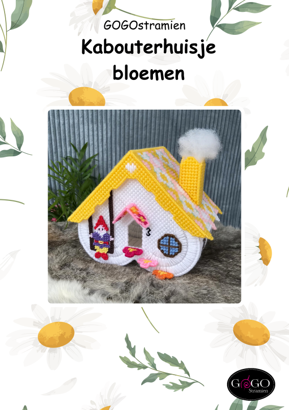 Boekje nr.43: Kabouterhuisje bloemen