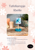 GEKNIPT Tafellampje Libelle