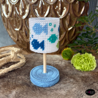 GEKNIPT Tafellampje Visjes