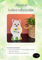 GEKNIPT Alpaca toiletrolhouder