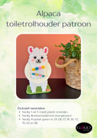 Alpaca toiletrolhouder patroon